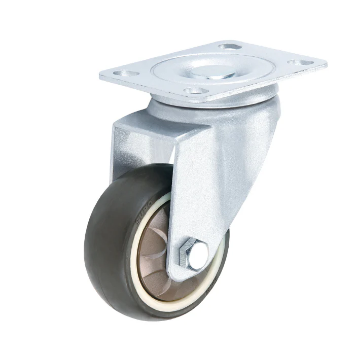 Rueda Giratoria Serie Liviana 25Mm 1" Capacidad Por Rueda 10Kg Elastomero Termoplastico