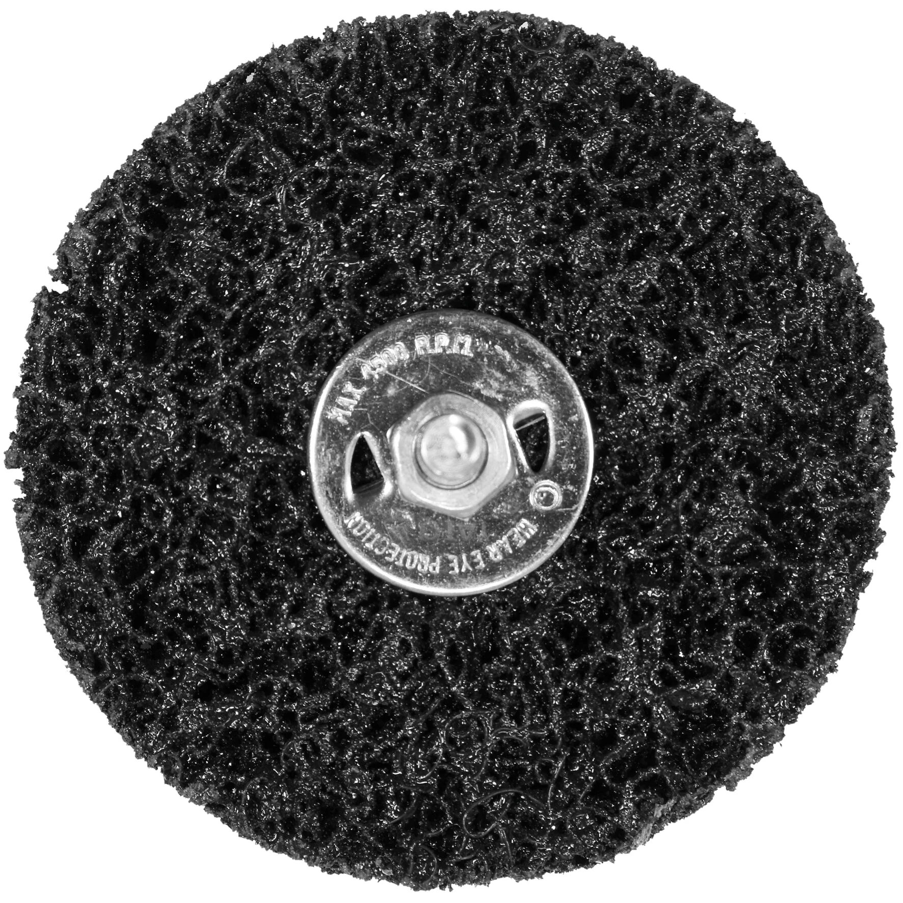 Rueda Nylon Negra Abrasiva Cepillo Circular Para Taladro 4" Elimina Óxido, Pintura - Image 2