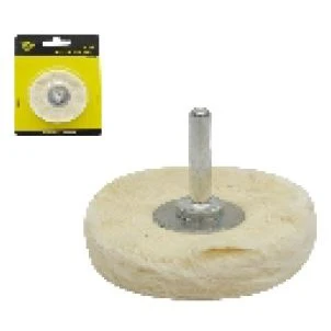 Rueda Para Pulir Mota Para Taladro 2.5". Para Eliminar Irregularidades Y Pulir Metales