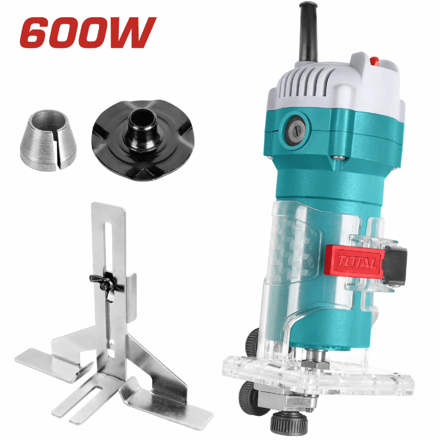 Routeadora 600W Mini TOTAL 110V 1/4"