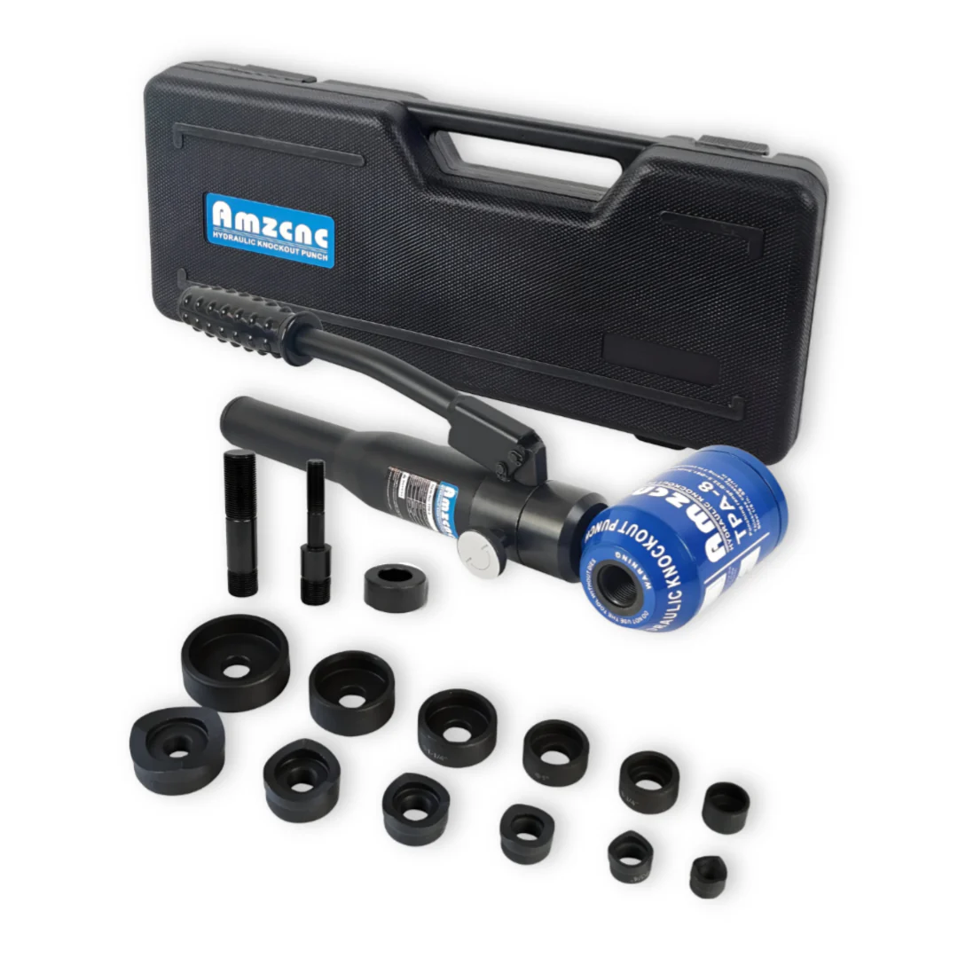 Sacabocados Knockout Punch De 1/2” A 2" Perforador Hidráulico De Láminas De Metal