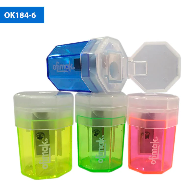 Sacapuntas Escolar Con Dispensador, Marca Ofimak