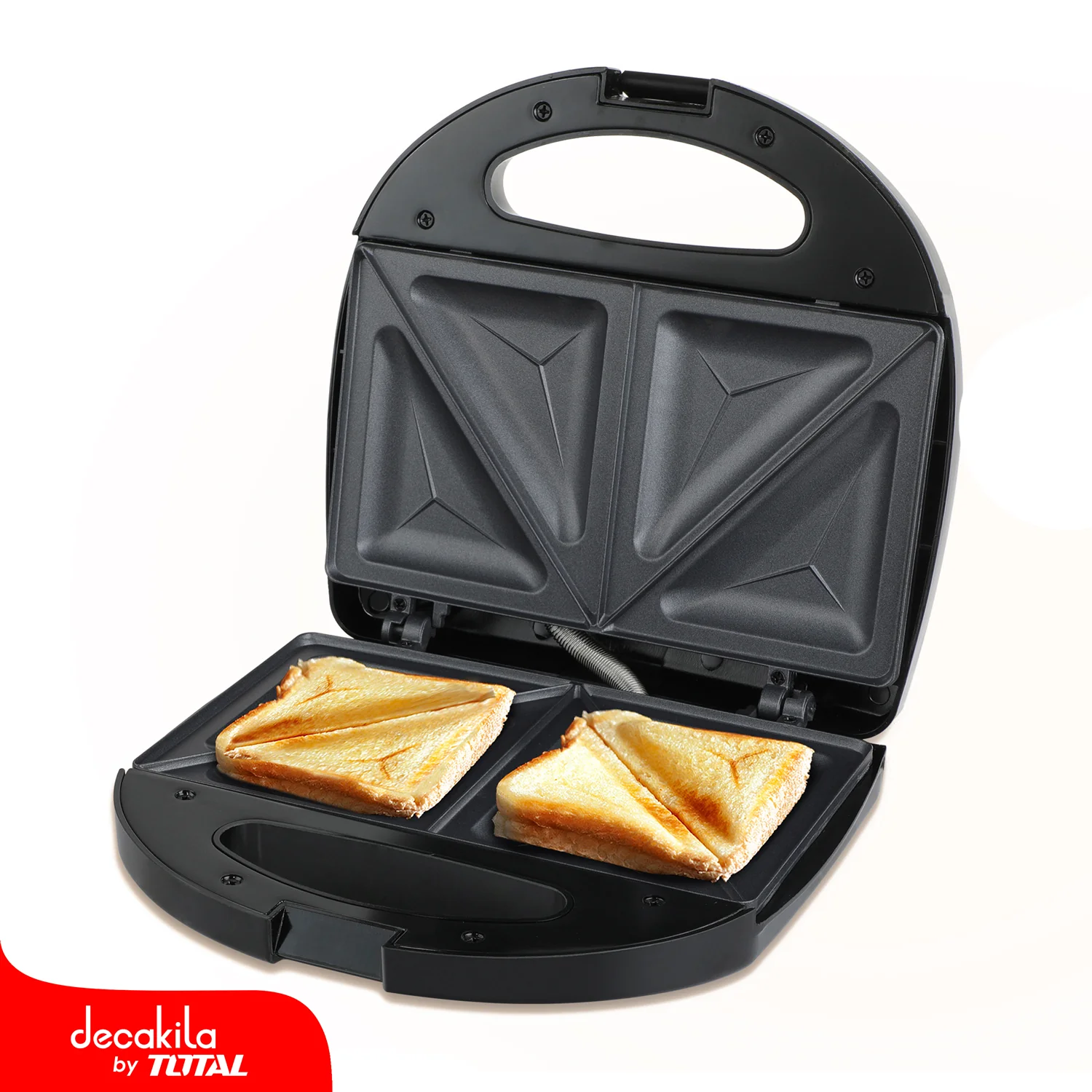Sandwichera Doble 750W 120V 50-60Hz 105℃ Con Luz Indicadora. Recubrimiento Antiadherente. - Image 2