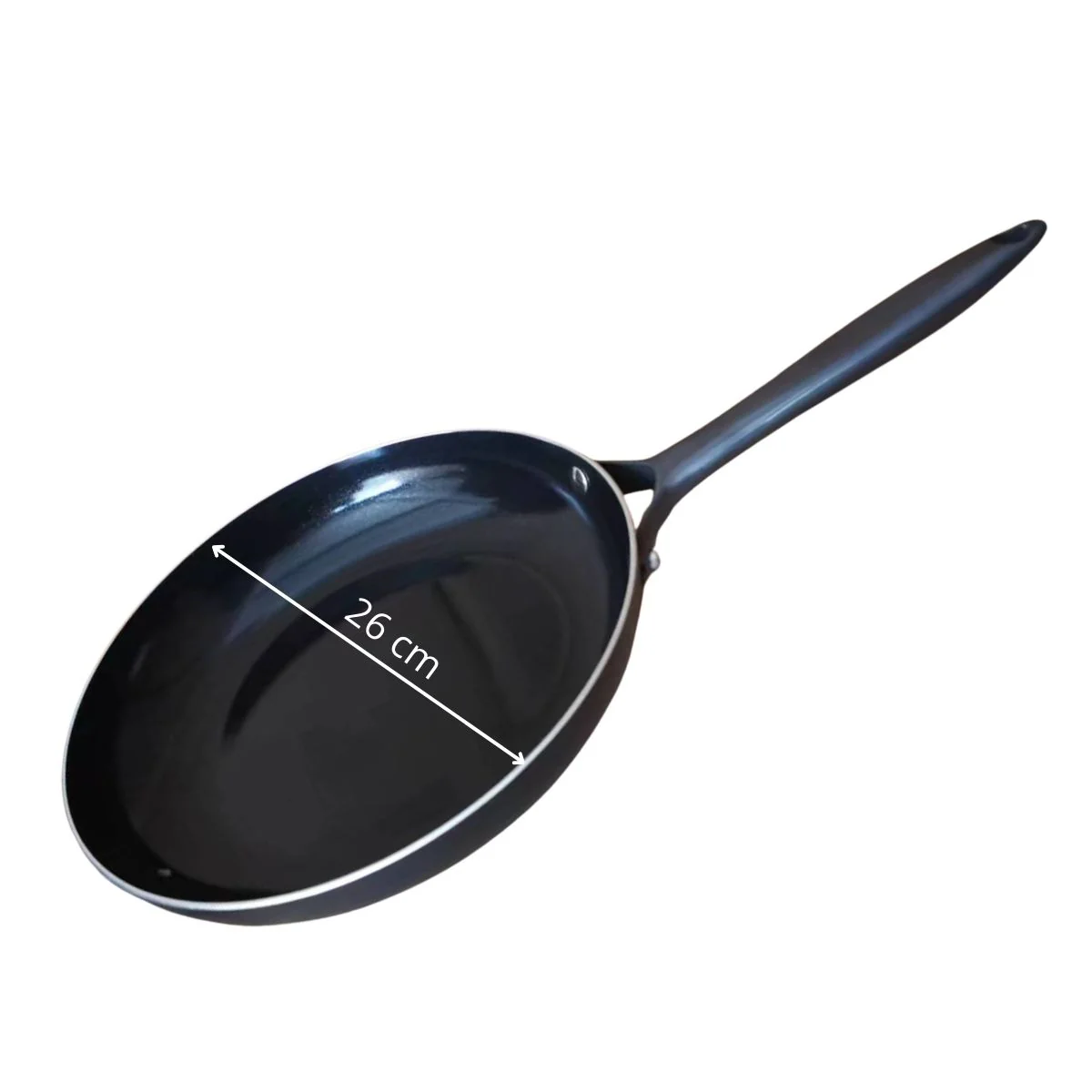 Sartén Cerámico Antiadherente 10.2"  (26 Cm) Color Negro Con Mango Negro.Eco Friendly 100% Libre De Teflon. - Image 2