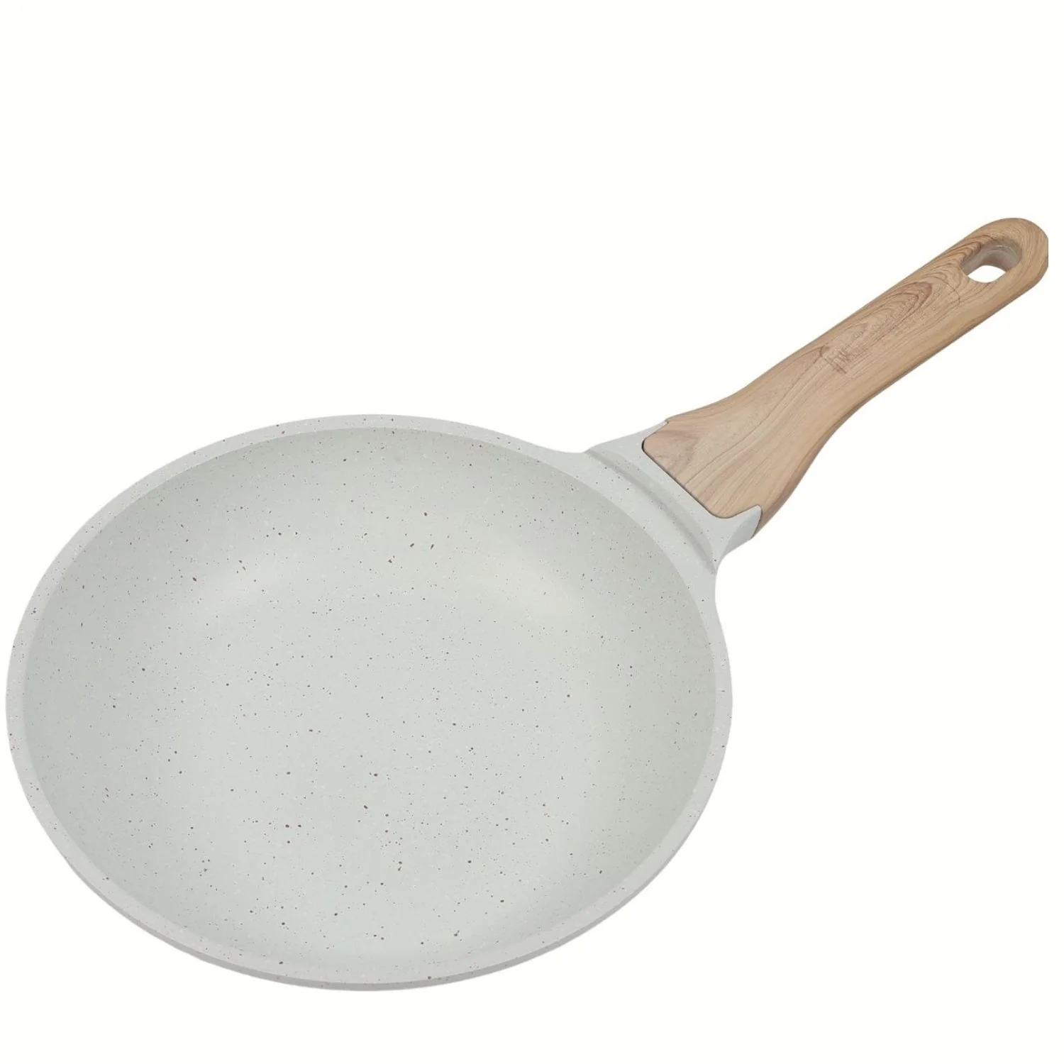 Sartén Ceramico Antiadherente 20Cm Color Verde Con Mango Imitación Madera. Aluminio Forjado Eco Friendly 100% Libre De Teflon - Image 2