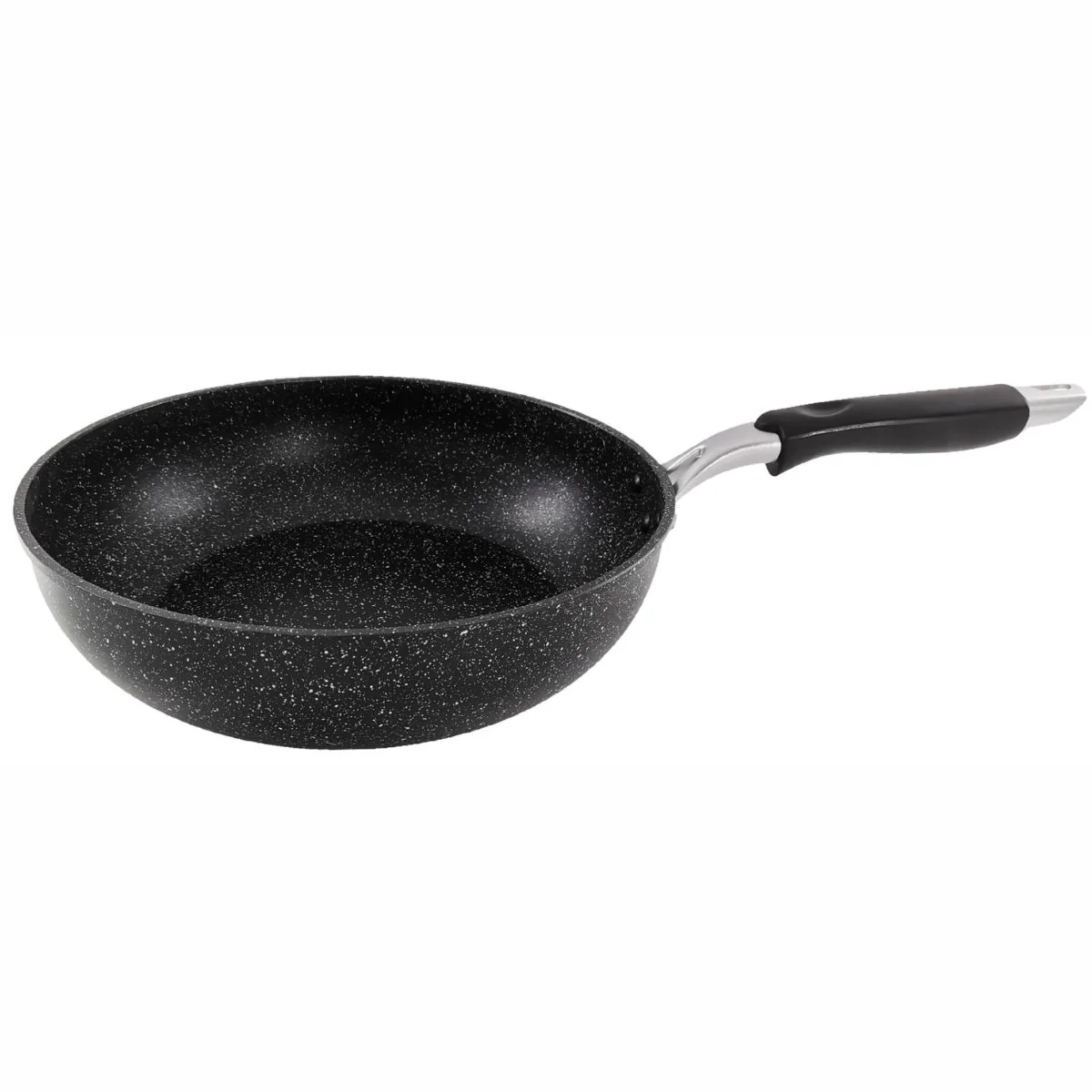 Sartén Wok Antiadherente De Piedra Maifan Con Mango 11.8” (30Cm).