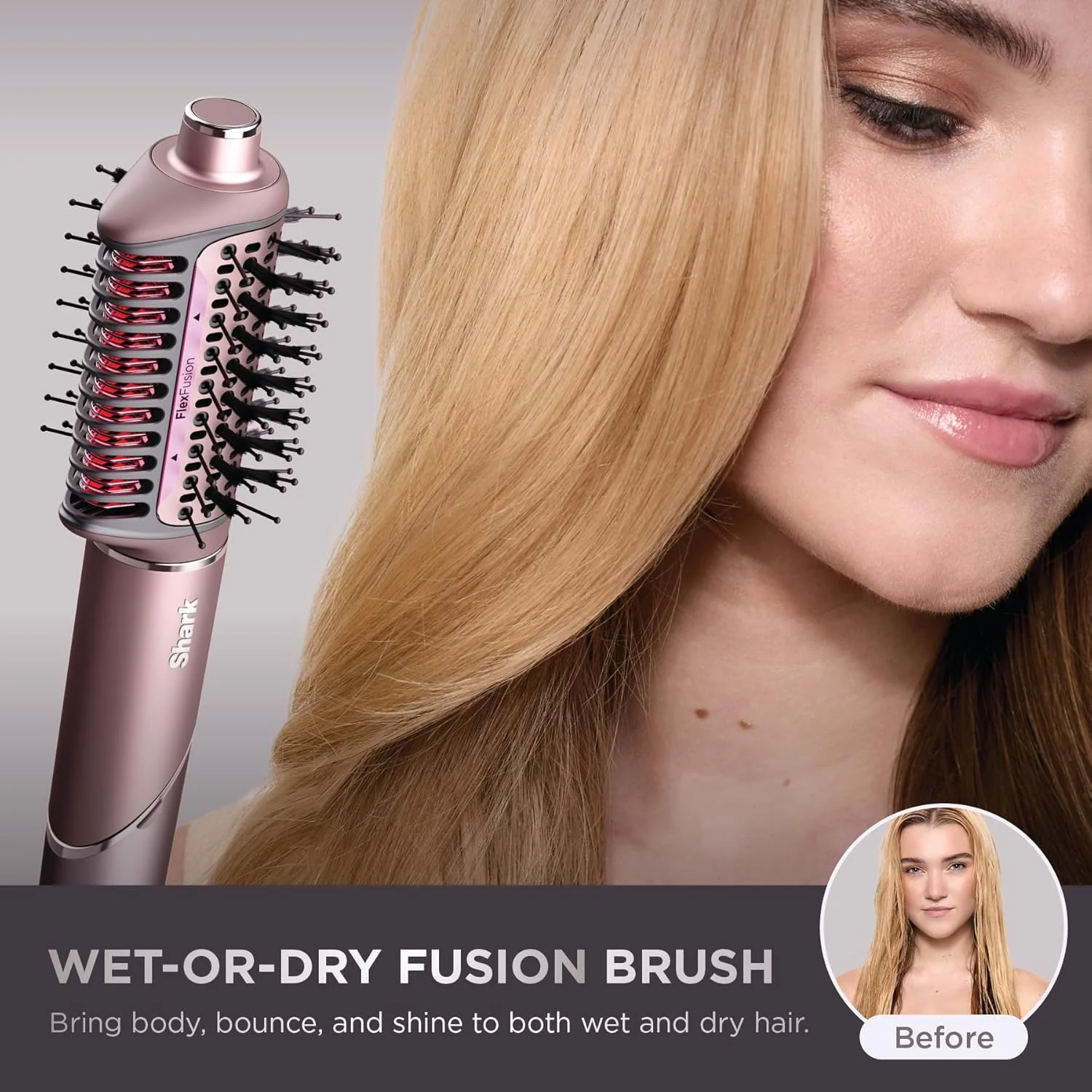 Secador Y Plancha Shark Flexfusion 5 En 1. Cepillo Estilizador Blower De Cabello HD642S. - Image 4