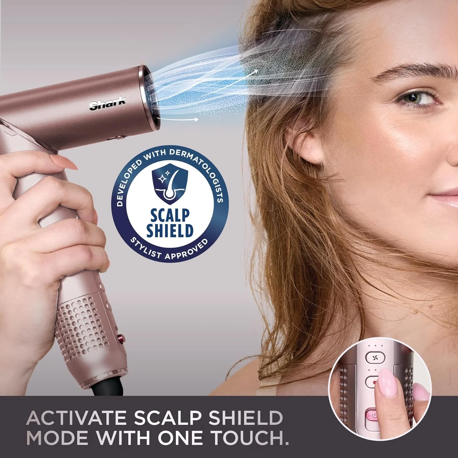 Secador Y Plancha Shark Flexfusion 5 En 1. Cepillo Estilizador Blower De Cabello HD642S. - Image 5