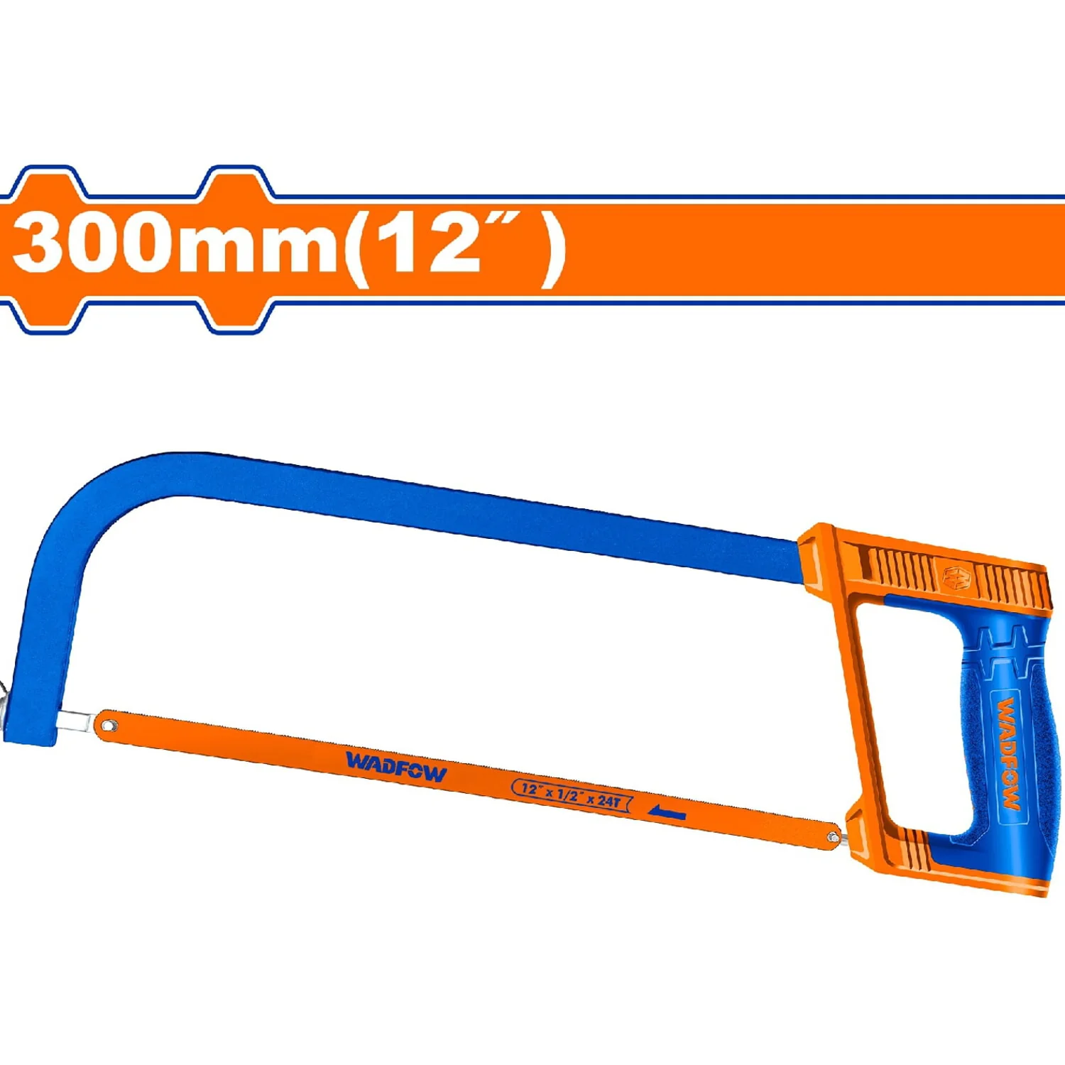 Segueta Industrial Mango Ajustable 12" Para Trabajo Pesado. Incluye 1 Hoja De Sierra. - Image 2