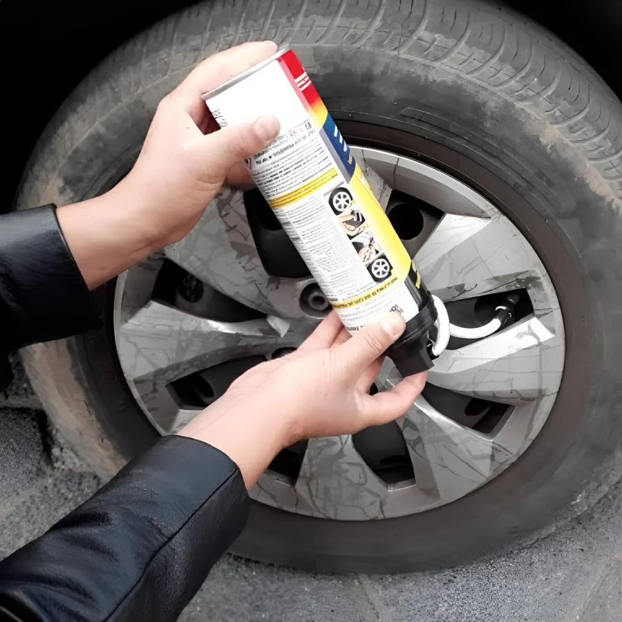 Inflador Sellador Reparador De Llantas (Poncholina) 12Oz Surtek Tire Fix Cauchos