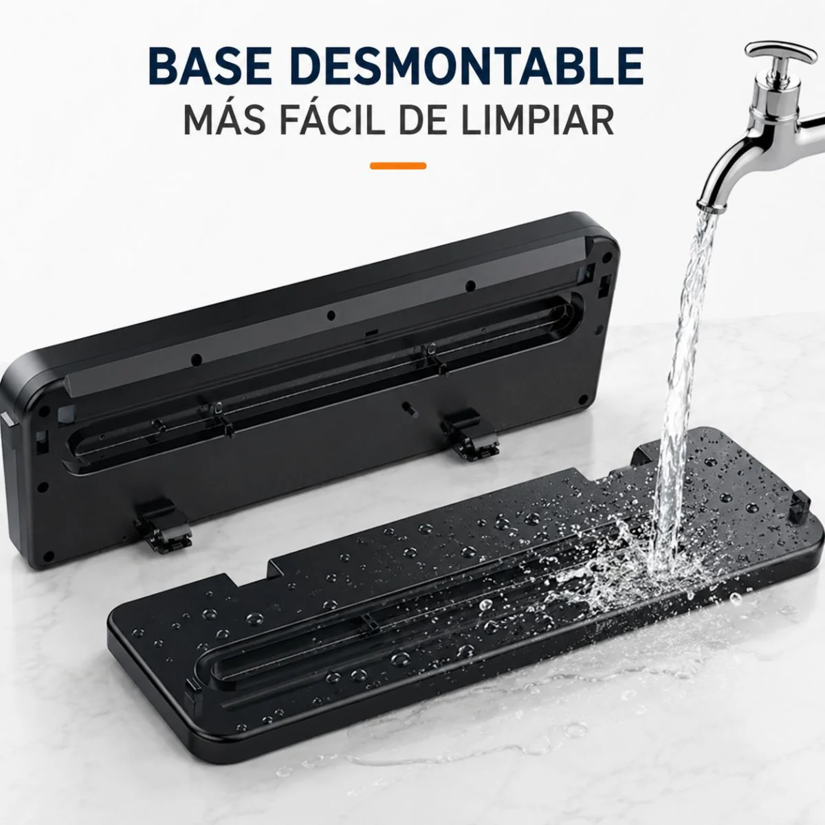 Selladora Al Vacío Con Esterilización UV Para Alimentos 65KPA. Empacadora Hermética Con Función Externa Y Panel Táctil (35X11x5.5Cm). Incluye 10 Bolsas. - Image 4