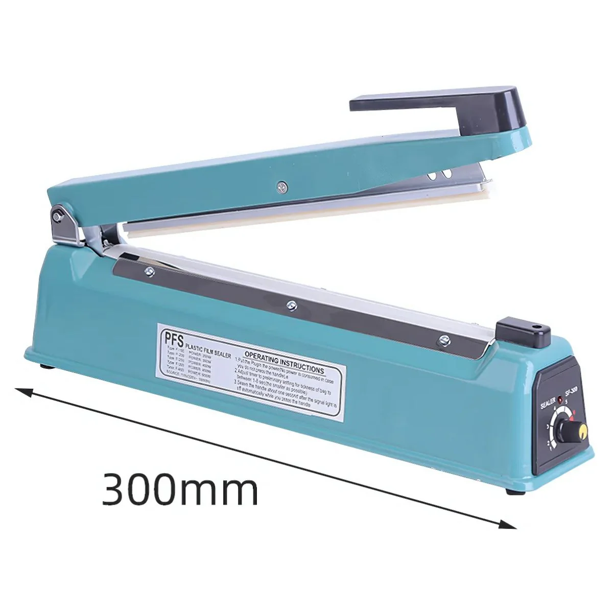 Selladora Impulso Térmica Lineal Eléctrica De 30Cm Con Regulador De Temperatura 110V. Máquina Para Sellar Para Bolsas Plásticas, Aluminio Y Kraft. - Image 5