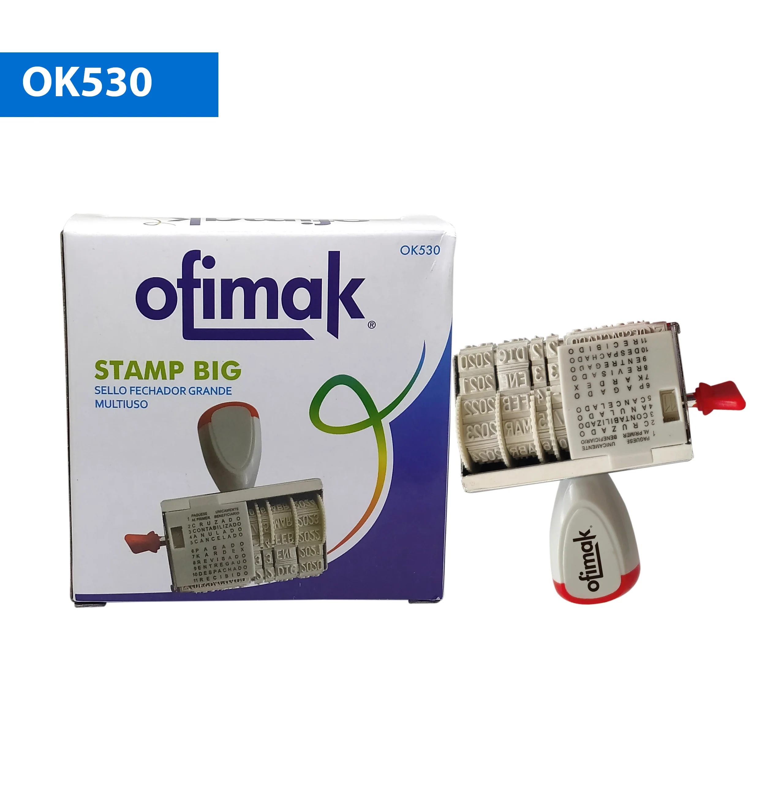 Sello Fechado Grande Para Tinta, Marca Ofimak