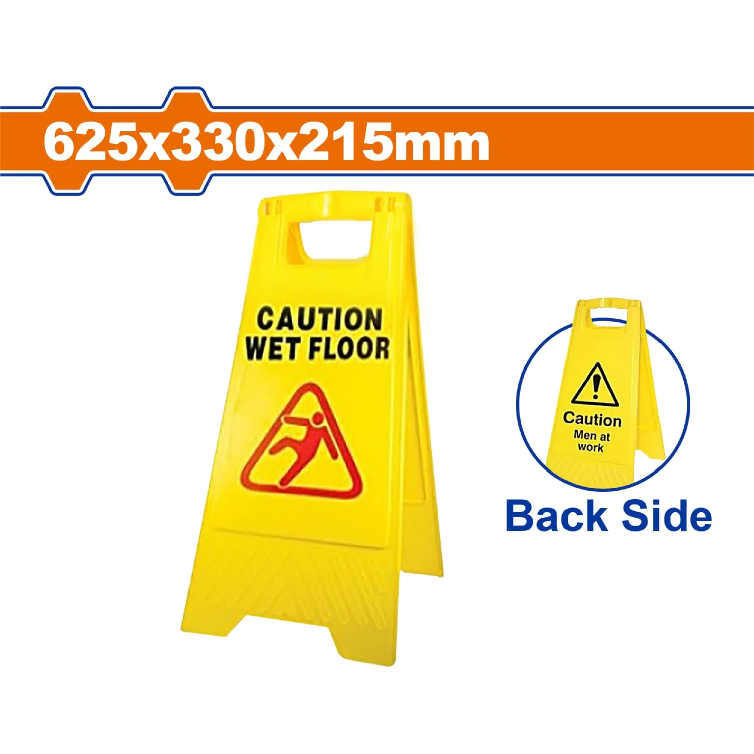 Señal Precaucion Piso Mojado O Húmedo Para Evitar Resbalones. Plegable Con Asa. 625×330×215Mm Aviso - Image 2