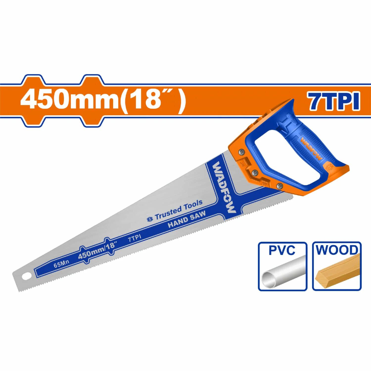 Serruchos De Mano 65Mn 7TPI. Tratamiento Térmico. Corta Madera Y PVC. - Image 2