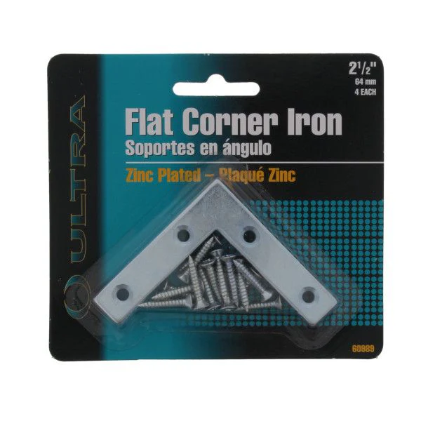 Set De Angulos De Fijacion De Conexión Tipo L De 2-1/2" X 1/2" - Image 2