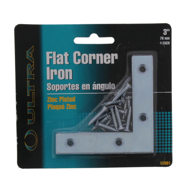 Set De Angulos De Fijacion De Conexión Tipo L De 3" X 5/8" - Image 2