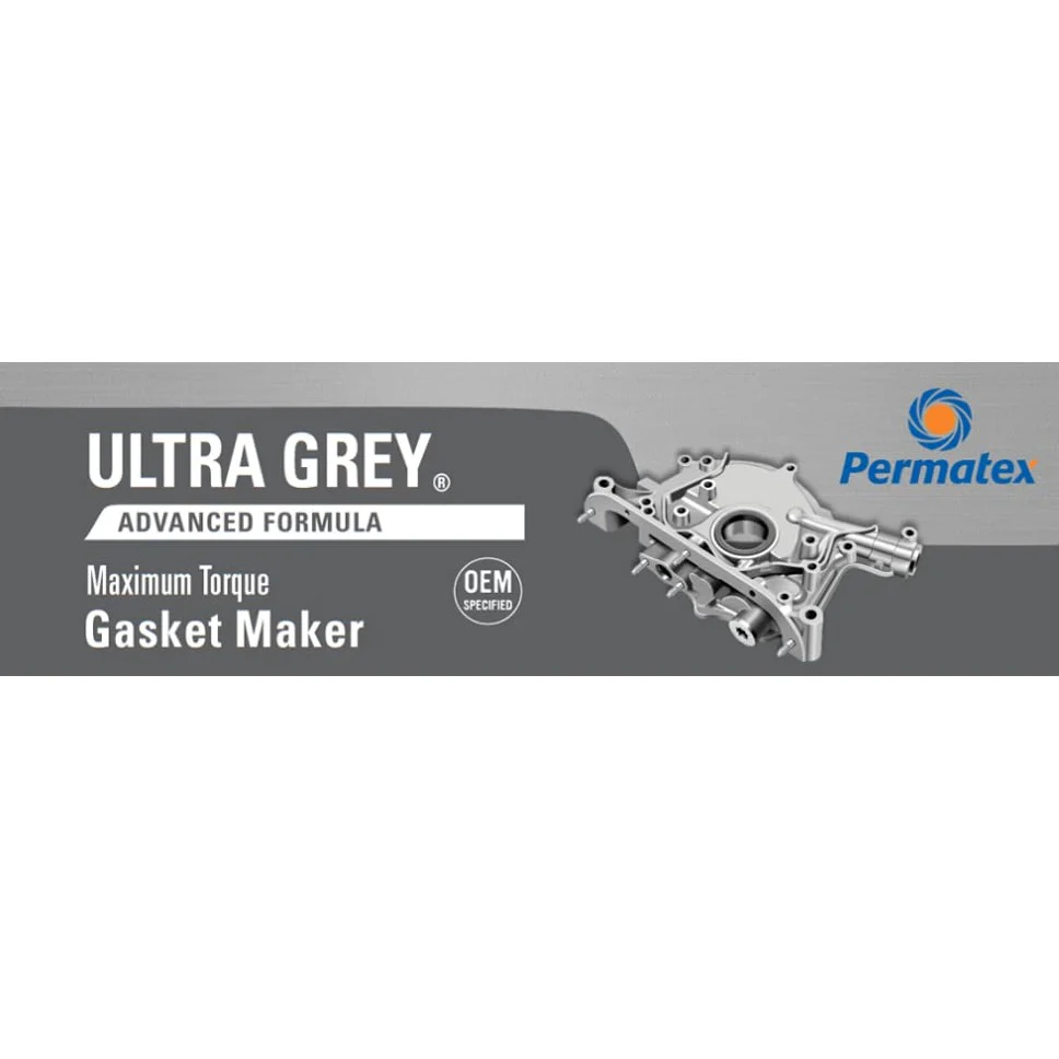 Silicón De Alta Temperatura Ultra Gris Permatex 3 Oz. - Image 3
