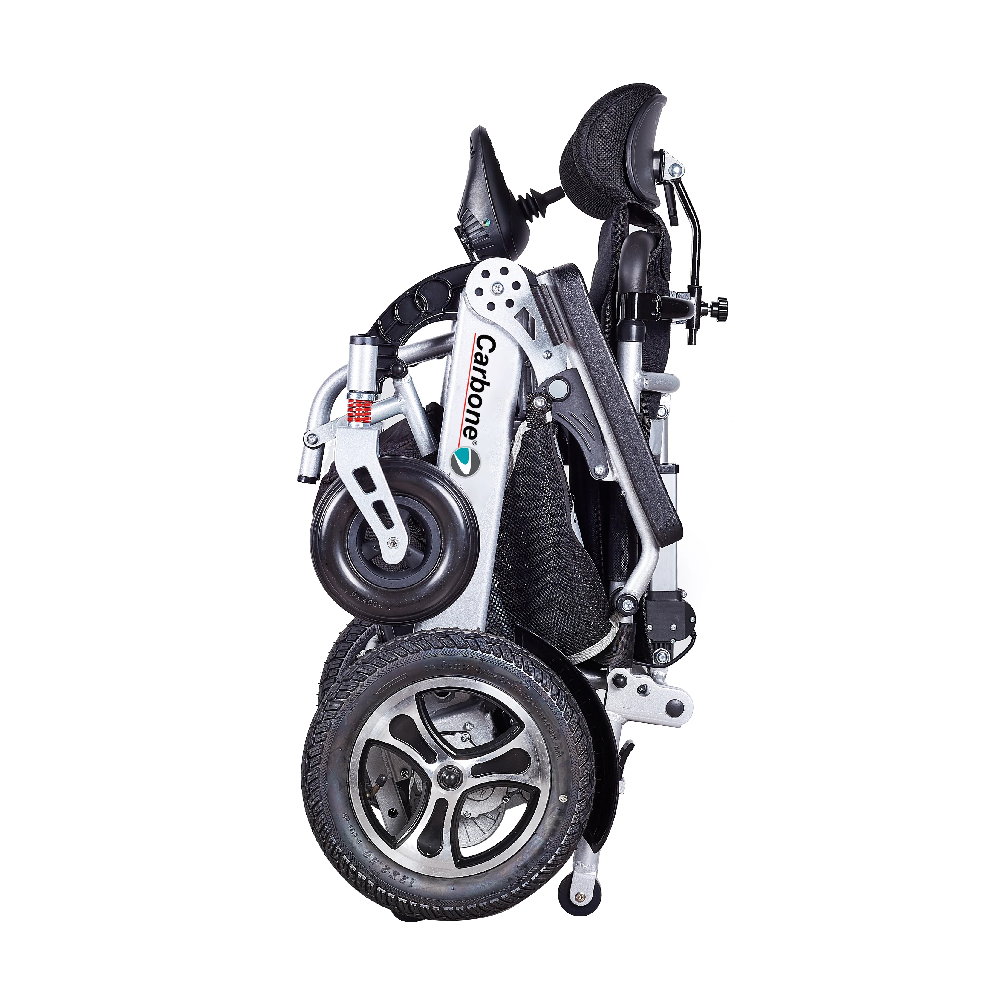 Silla De Ruedas Eléctrica Plegable Ligera 26Kg Con Funcion De Reclinado Motorizado. Control Remoto. Batería Litio - Image 3