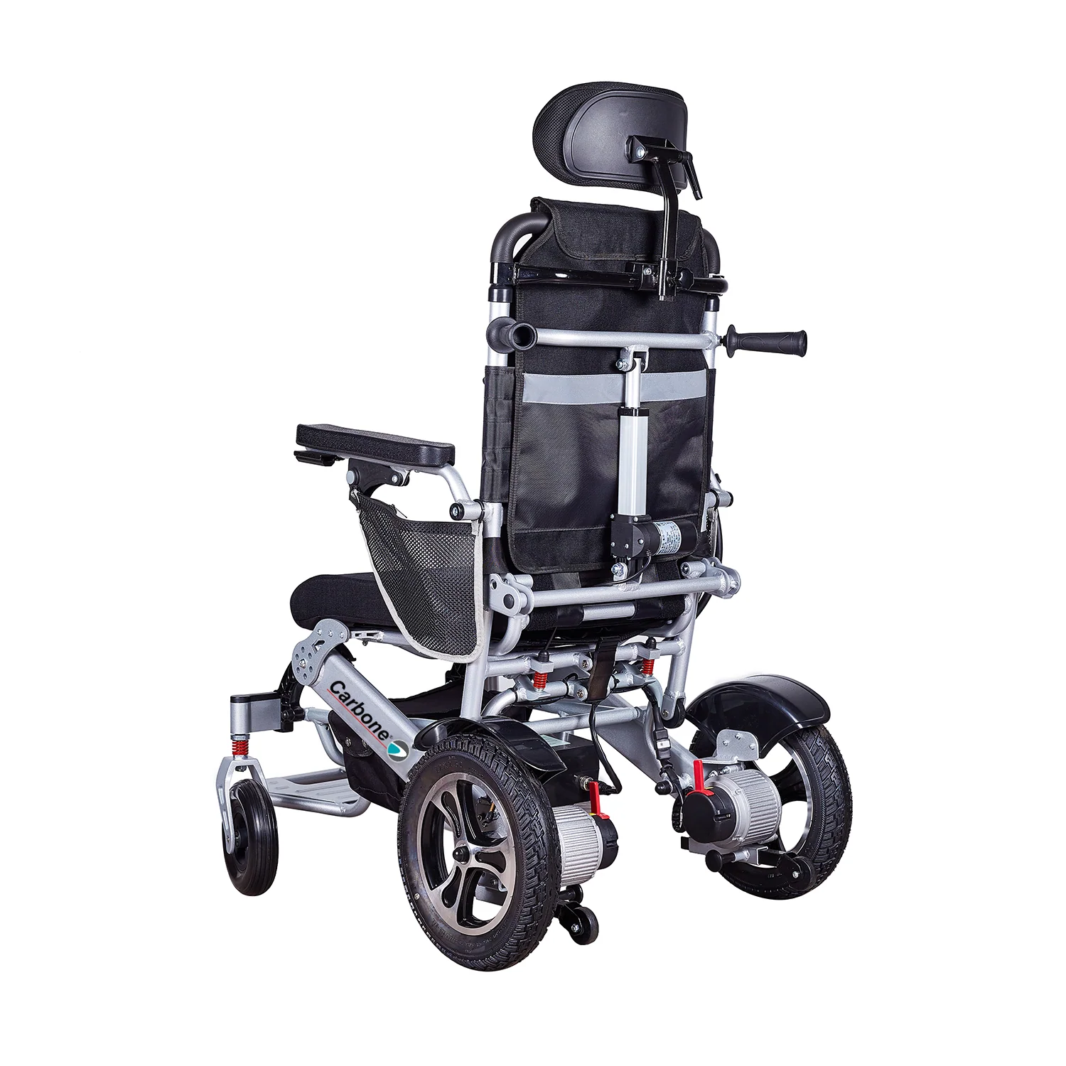 Silla De Ruedas Eléctrica Plegable Ligera 26Kg Con Funcion De Reclinado Motorizado. Control Remoto. Batería Litio - Image 4