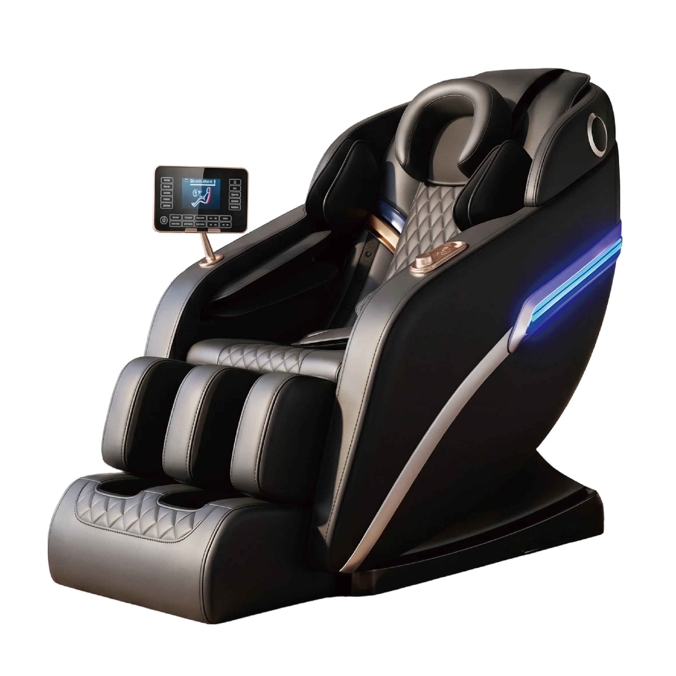 Silla Masajeadora Eléctrica 110V Sofá De Masajes Relajación Shiatsu Y Gravedad Cero. Sillon Con Pantalla De Control Y Bocina Bluetooth. Masajea Todo El Cuerpo. Butaca. - Image 3