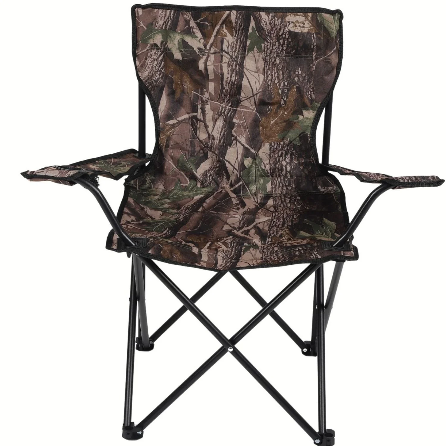 Silla Playera Plegable Portátil Diseño Camuflaje 50X50x80cm 130Kg Tela Oxford Tubos De Acero. Ideal Para Camping Pesca O Playa. Portavasos Incluido.