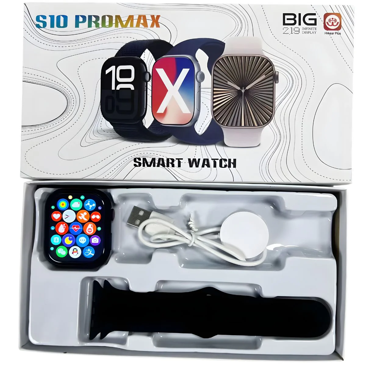 Smartwatch Con Llamadas Con Pantalla HD 2.19” Bluetooth, Salud Avanzada Y Deportes . Color Negro - Image 6