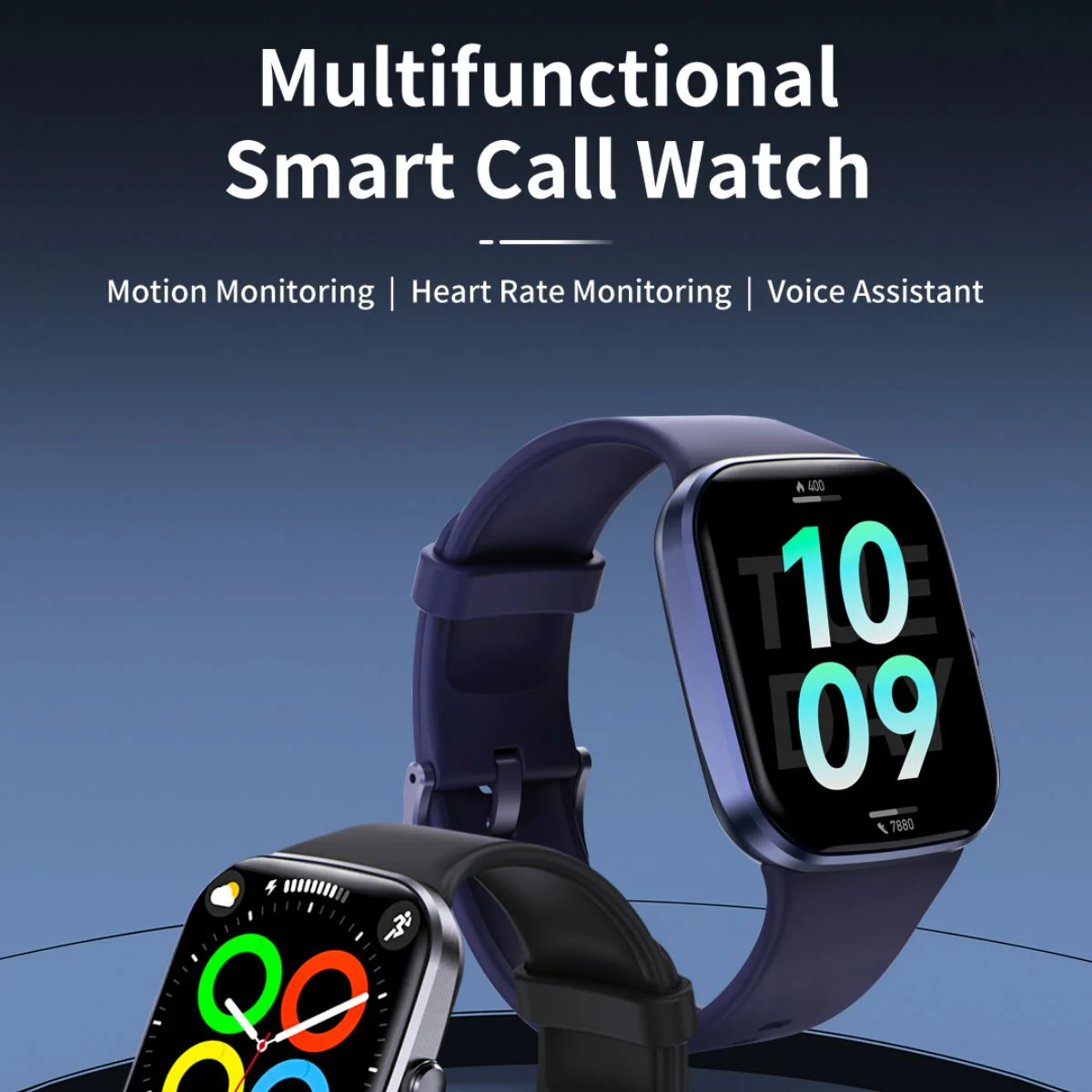Smartwatch Con Llamadas Y Pantalla HD 2.1”. Reloj Inteligente IP67. Con Monitor De Ritmo Cardíaco Y Carga Magnética. Color Beige - Image 2