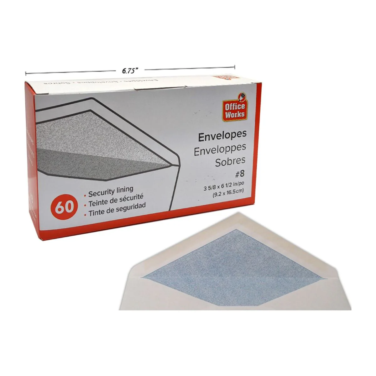Sobres De Seguridad N.O 8 De 60 Piezas, En Caja - Image 4