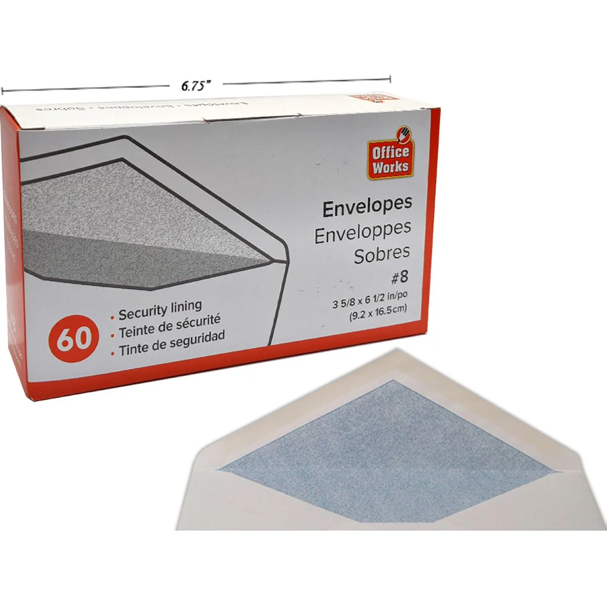 Sobres De Seguridad N.O 8 De 60 Piezas, En Caja - Image 6