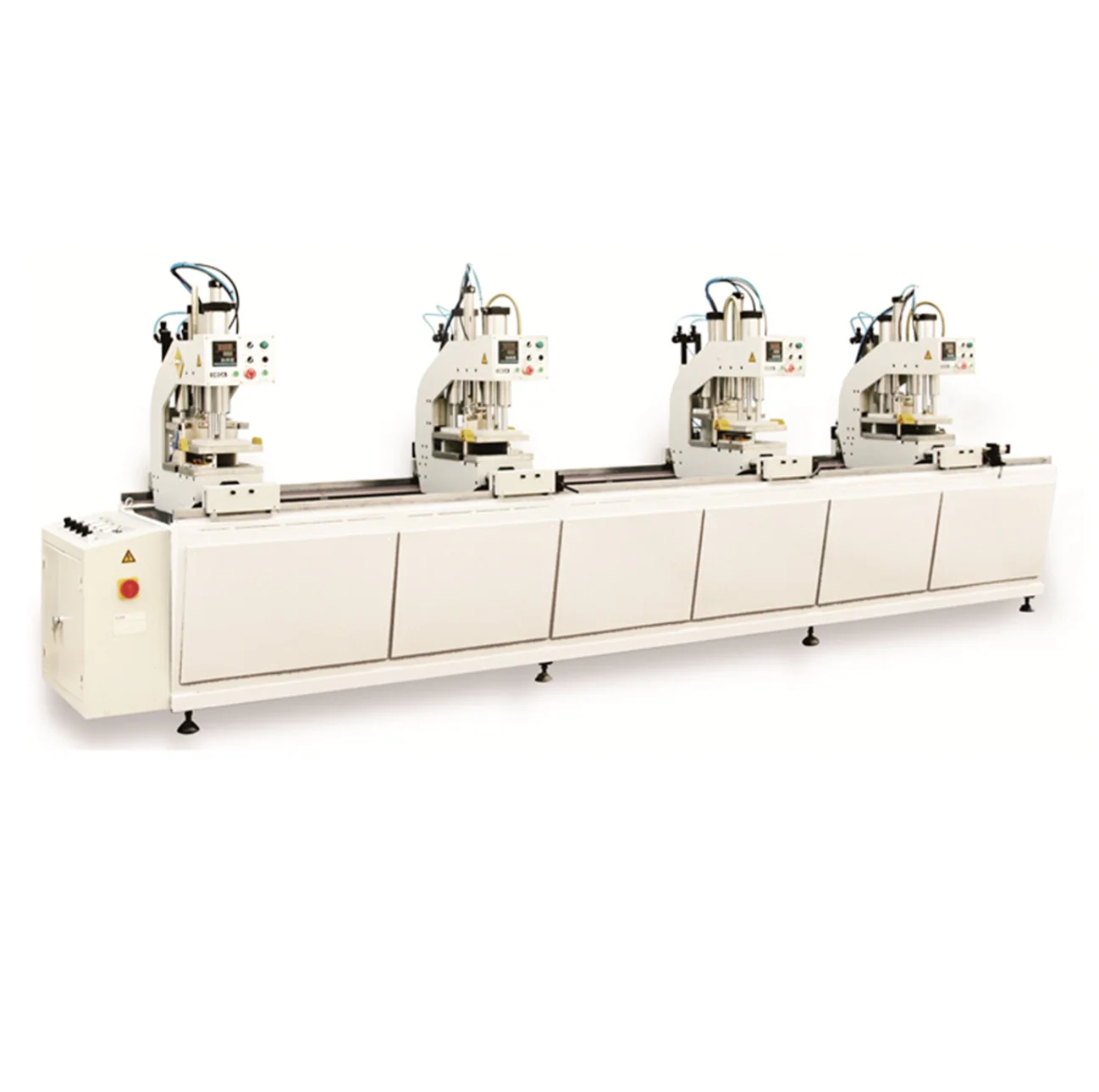 Soldadora De Cuatro Cabezales Para Perfiles Ventanas PVC | Four Head Welding Machine – Carpintería De Perfiles Upvc