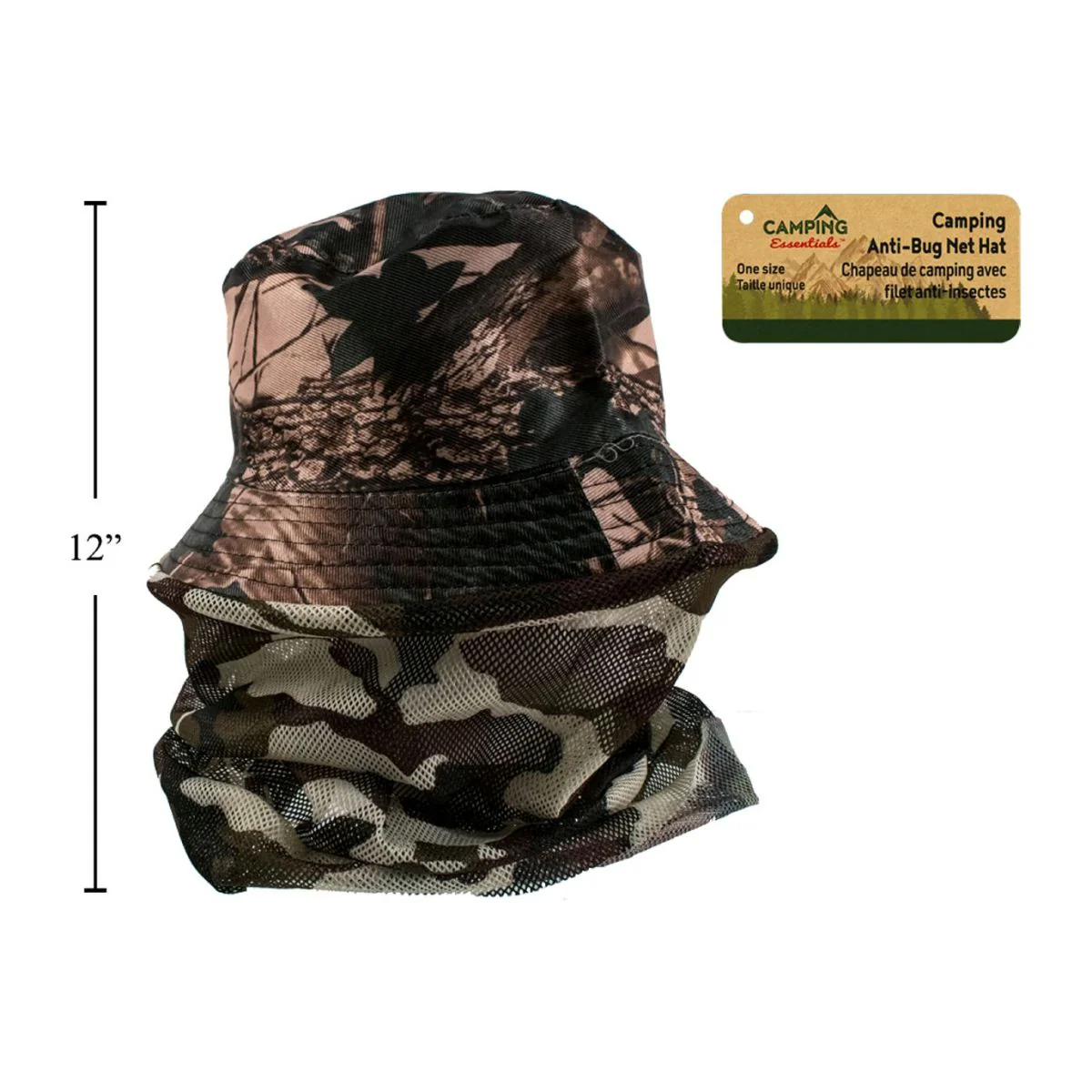 Sombrero / Red De Camuflaje Anti-Insectos Para Acampar, 100% Poliéste - Image 2