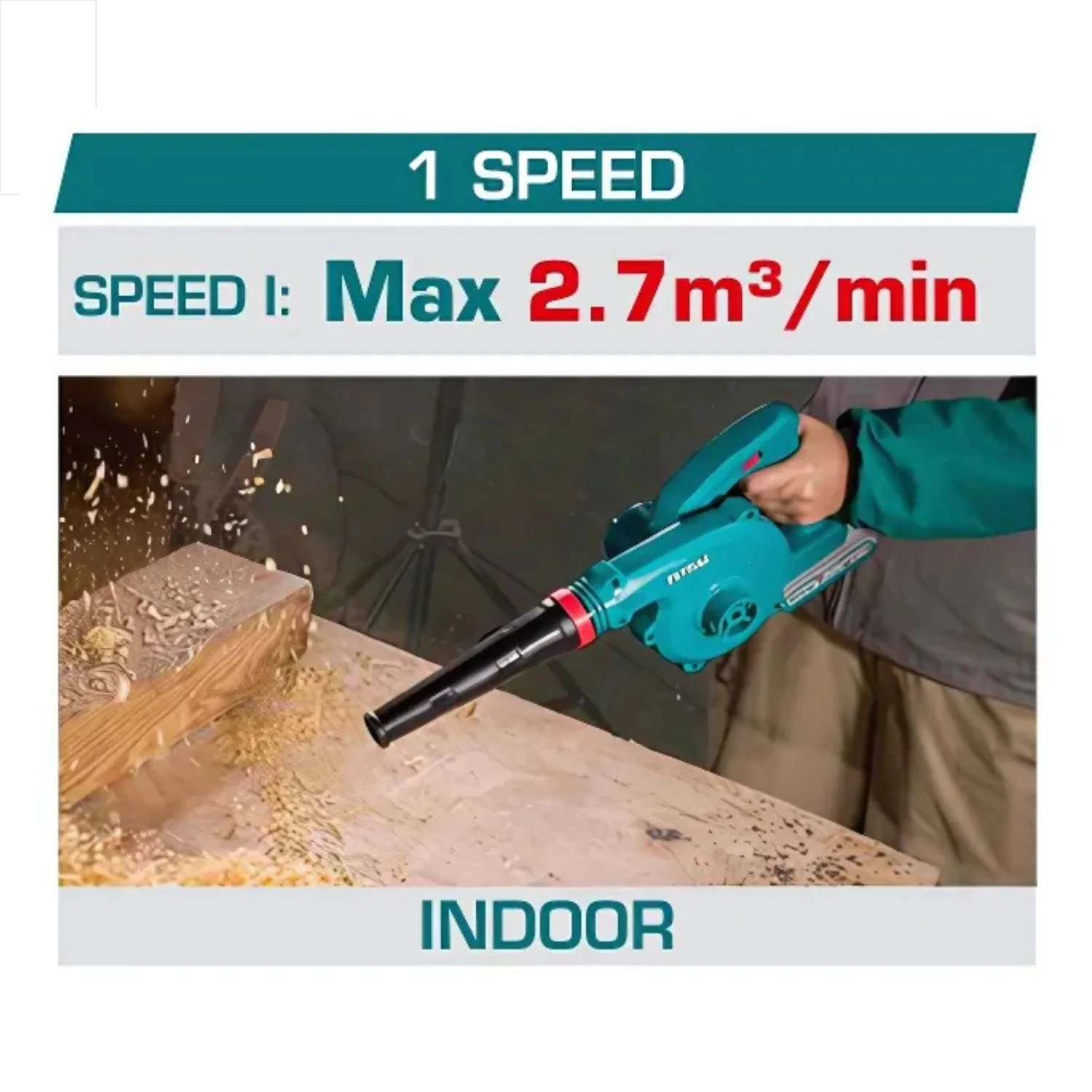 Soplador Blower 20V 1800 Rpm 2.7M³/Min Incluye Batería Y Cargador. Soplador De Hojas Inalambrico - Image 2