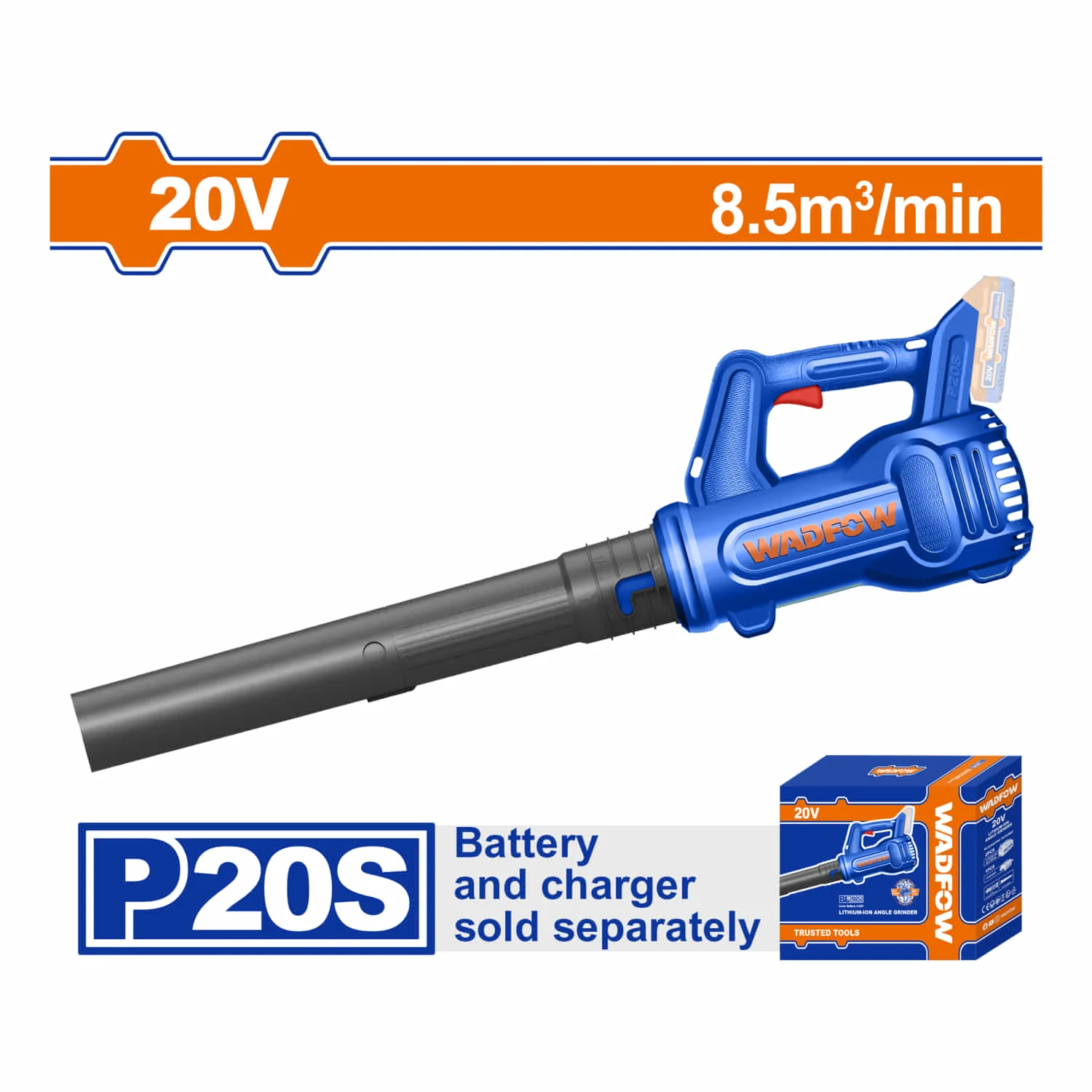 Soplador 20V Inalámbrico. 15000Rpm. No Incluye Batería Ni Cargador. Blower Soplador De Hojas - Image 2