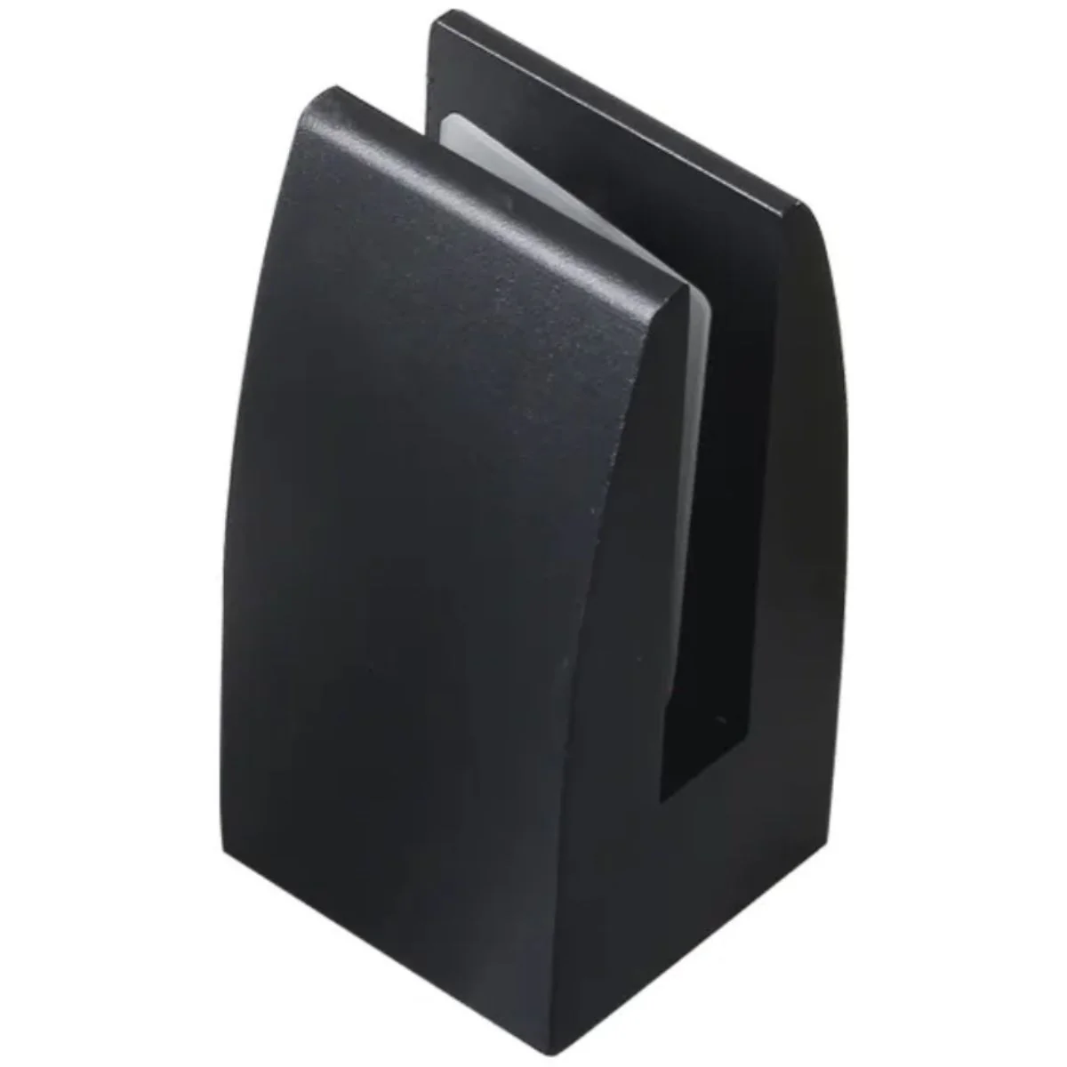 Soporte Clip Para Barandas De Vidrio 10-14 Mm. Aluminio Color Negro Satinado Bases Barandas - Image 3