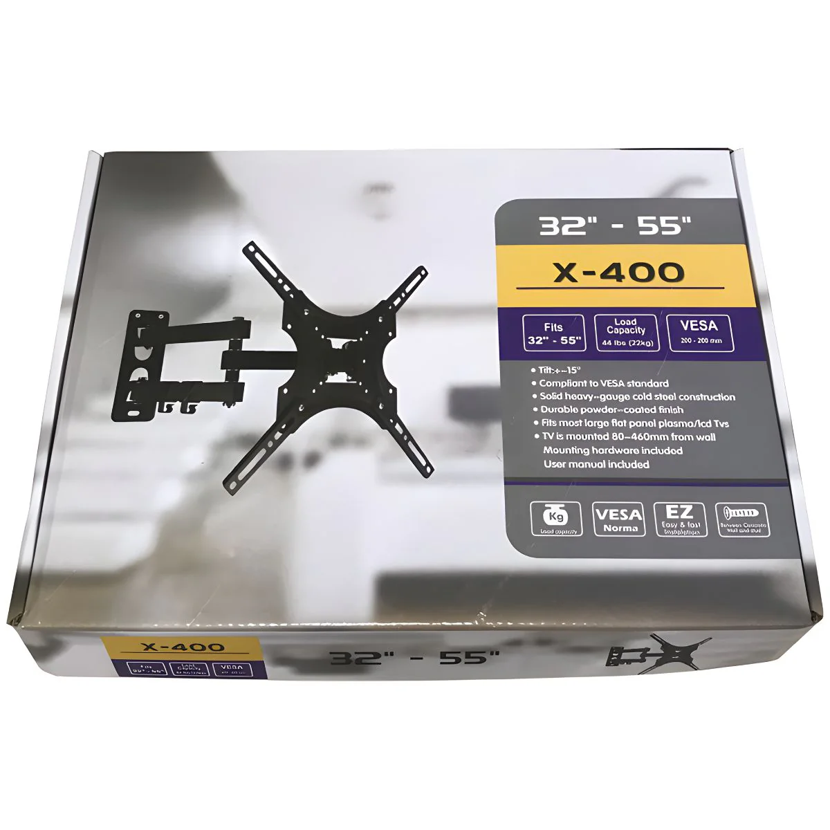Soporte De Pared Para TV Ajustable Y Telescópico. Para Pantallas De 32-55". VESA 200X200mm. Brazo De Para Televisor. - Image 3