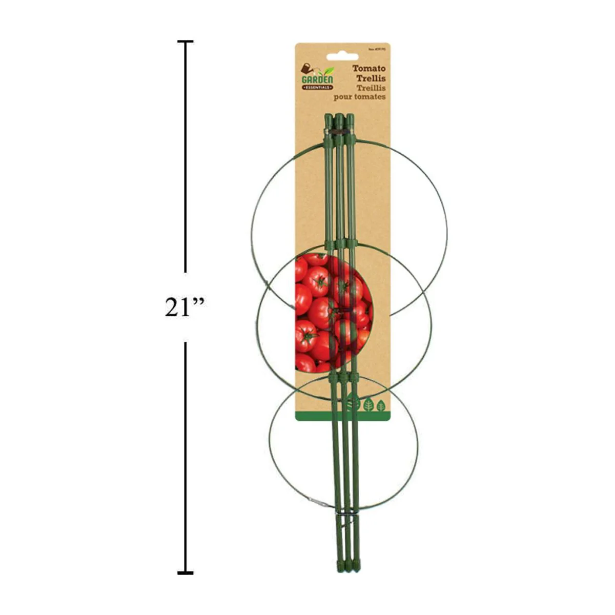 Soporte De Trepadera Para Tomate Y Plantas Tepadoras Con 3 Anillos - Image 3