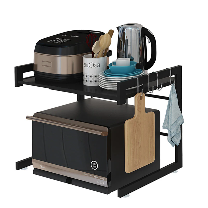 Soporte Extensible Para Microondas, Color Negro - Image 6