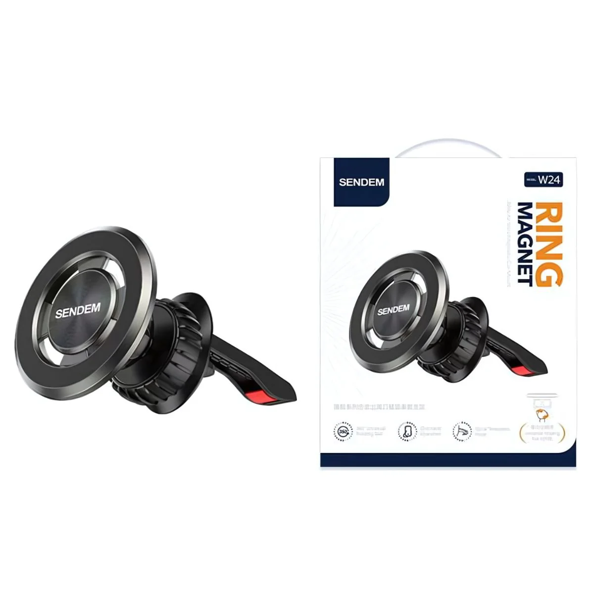 Soporte Magnético De Celular Para Auto. Rotación 360°. Soporte De Teléfono Móvil Para Carro. - Image 4
