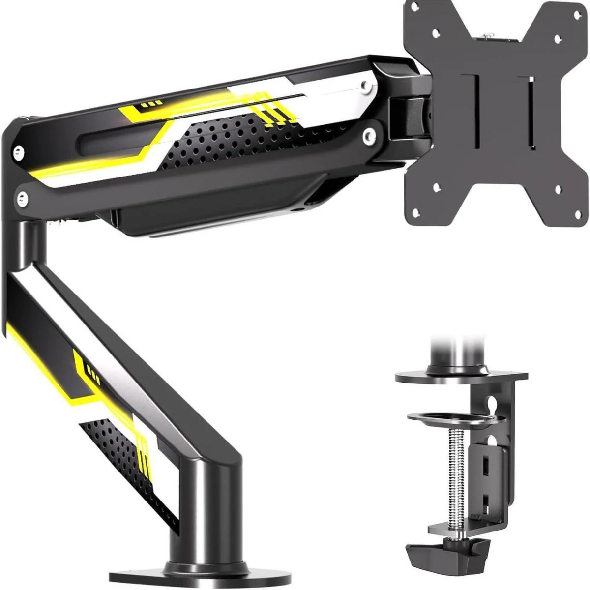 Soporte Para Monitor Computadora Ergonómico Para Pantallas De Hasta 32”. Brazo Articulado Ajustable 360°. Ideal Para Oficina Y Gaming. - Image 2
