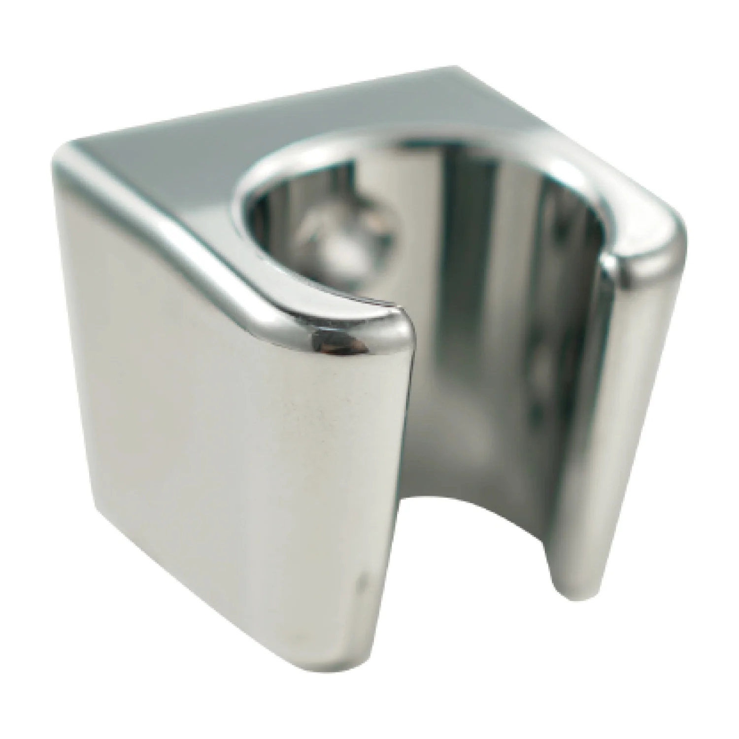 Soporte Plástico Cromado Para Ducha Regadera De Mano. Incluye Accesorios. - Image 2