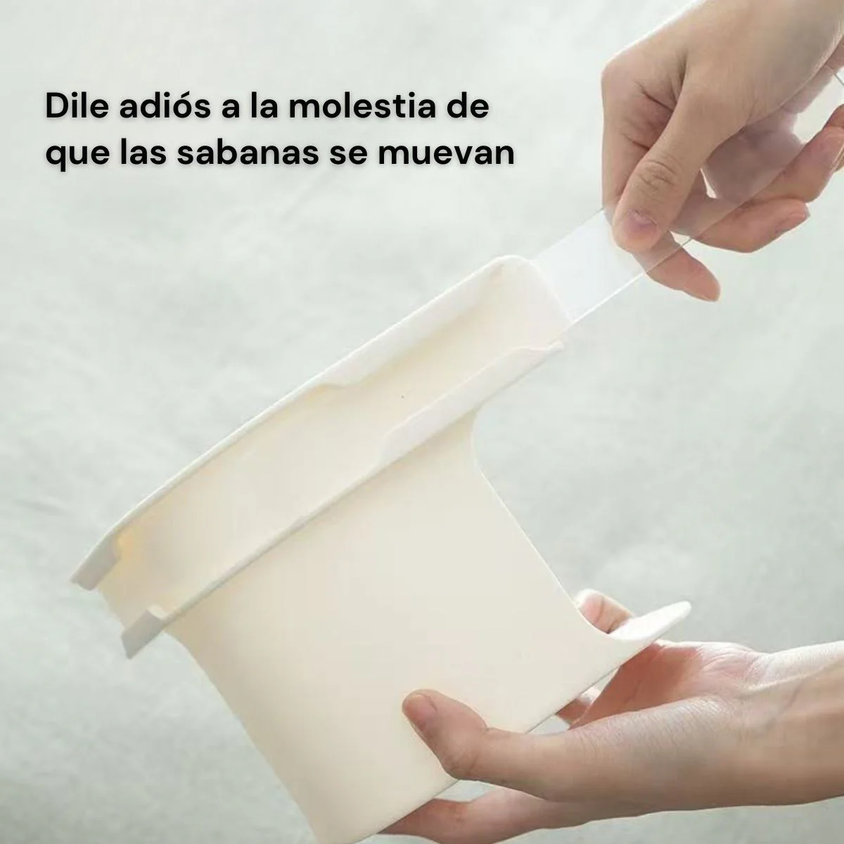 Sujetador De Sabanas Colchon Invisible. Tiras De Fijación Transparentes Para Sábanas Antideslizantes (Set De 4 Unds). - Image 3