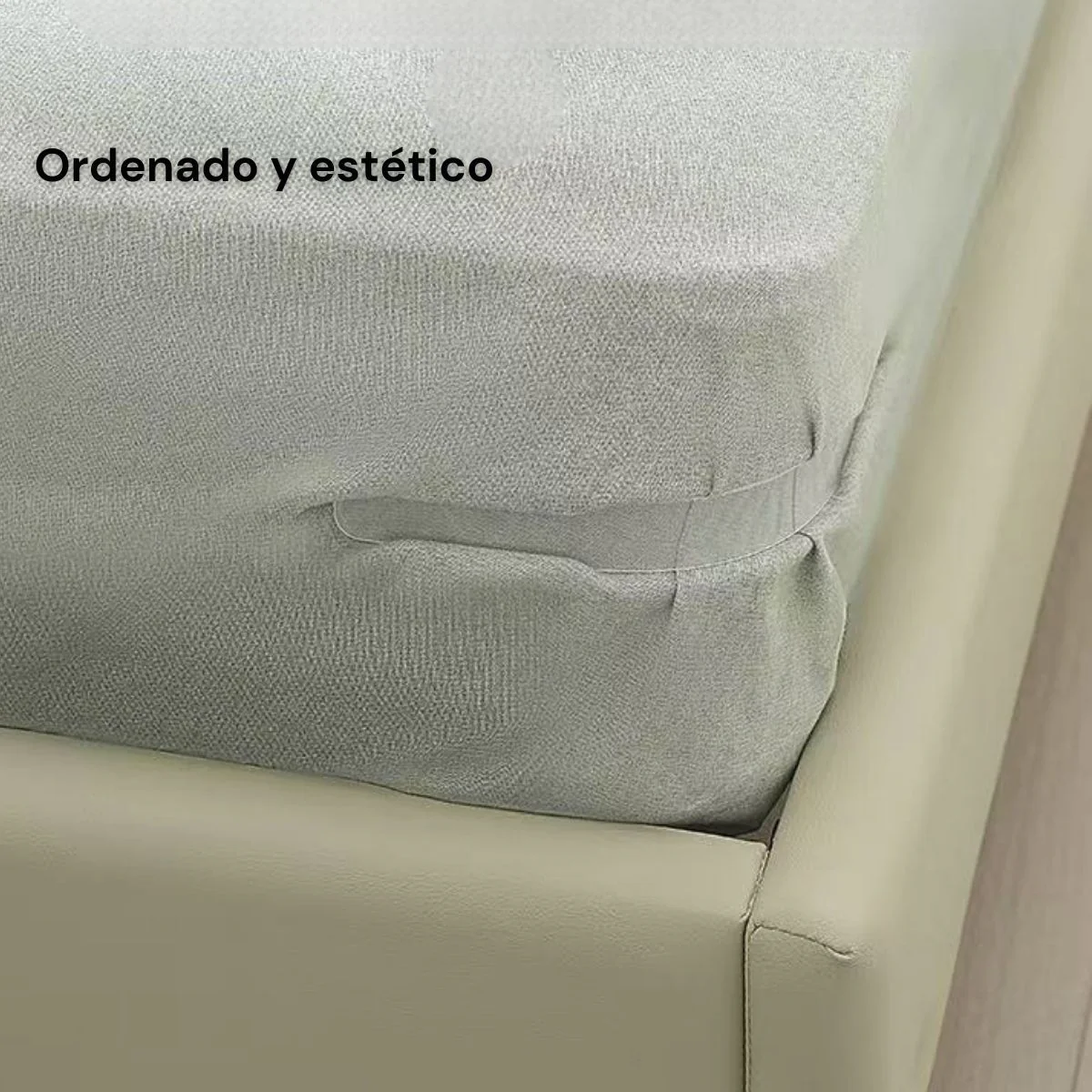 Sujetador De Sabanas Colchon Invisible. Tiras De Fijación Transparentes Para Sábanas Antideslizantes (Set De 4 Unds). - Image 4