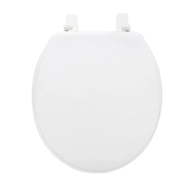 Tapa De Asiento Redondo Para Inodoro. Color Blanco - Image 2