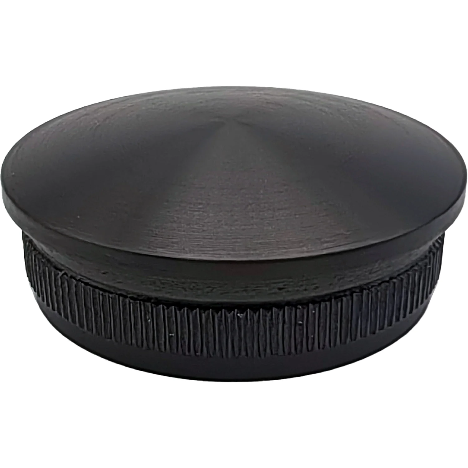 TAPA OVALADA Para PASAMANOS 42,4X1,5 Mm,  Inoxidable Negro Satinado 304SS- PVD