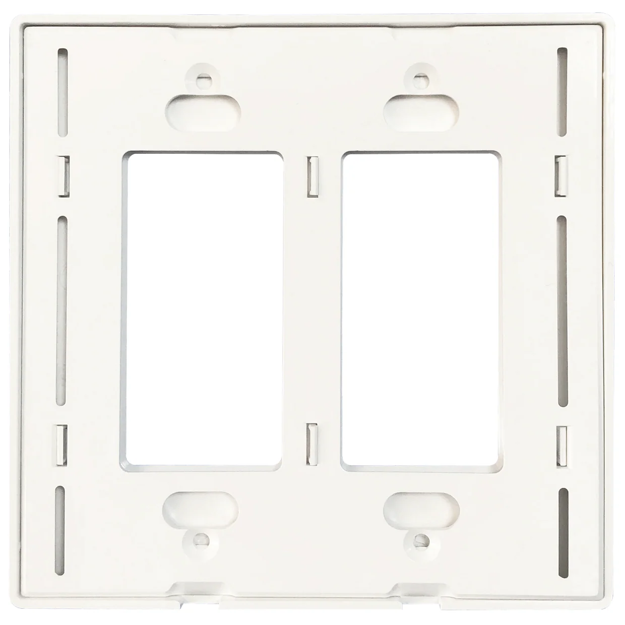 Tapa Plastica Para Interruptor Doble Linea Decorativa. Incluye Tornillos Metalicos. Sin Hoyos. - Image 2