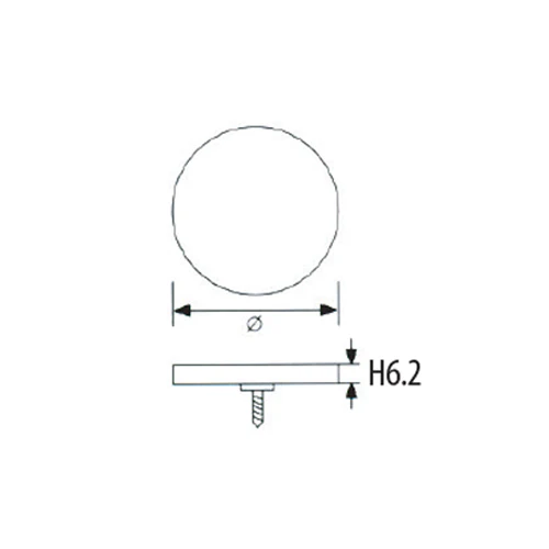 Tapitas Decorativas De 20 Mm.(Solida) Brillante ( Se Vende Por Unidad) - Image 2