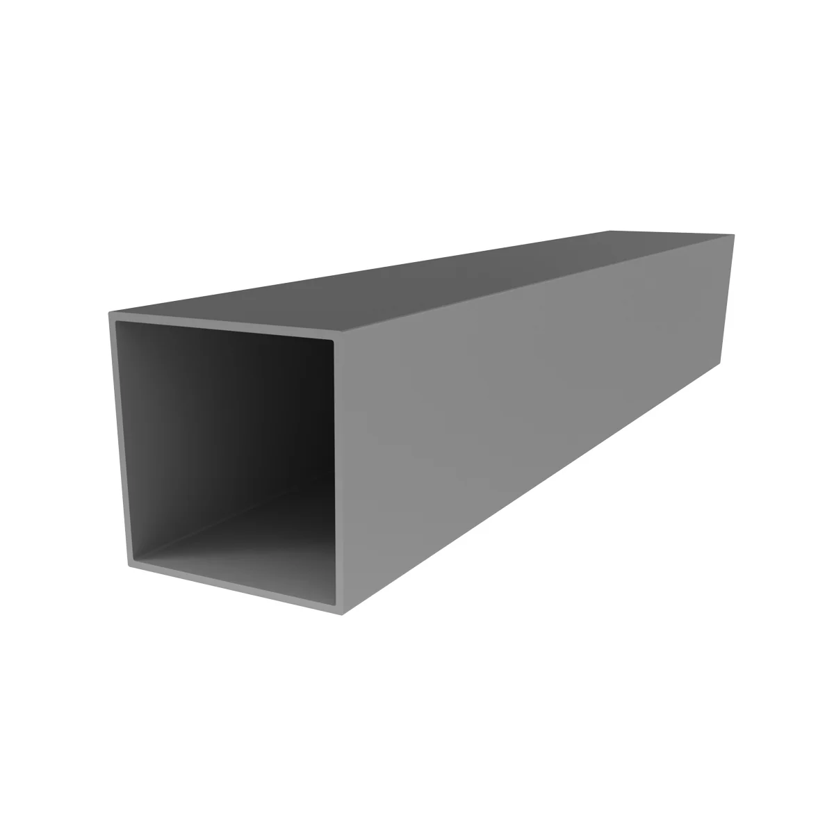 TC-2 Tubo Cuadrado 1" X 1" Espesor 1.4 Mm. Largo 5.85 Mts. Acabado Anodizado Silver 15 Micro