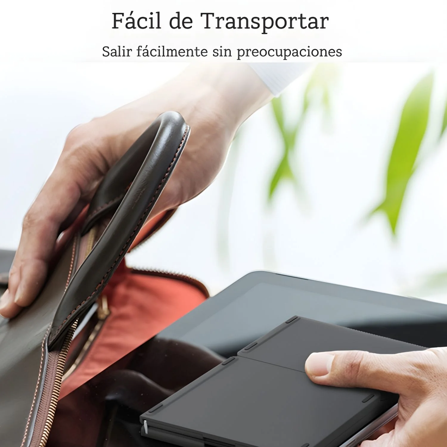 Teclado Bluetooth Plegable Portátil Con Touchpad. Compatible Ios Android Windows (305×98×8Mm). - Image 5