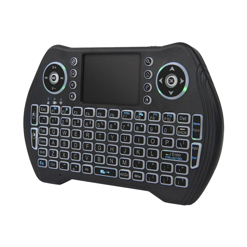 Teclado Inalámbrico Mini 2.4Ghz Con Touchpad Integrado Y Retroiluminación LED. Compatible Con Smart TV, Android, TV Box Y PC. - Image 6